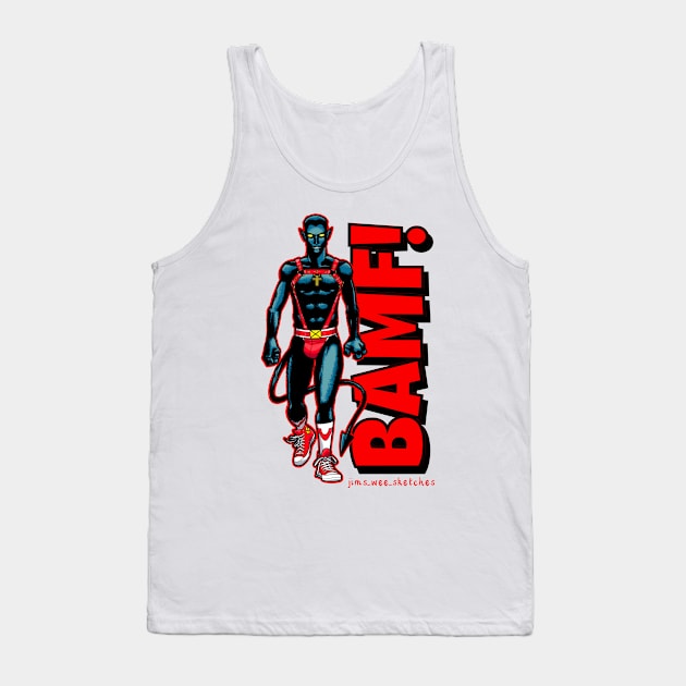 Bamf! Tank Top by Jims_wee_sketches